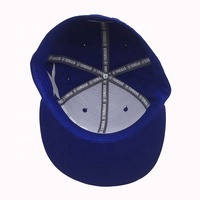 Gorro Snapback de 6 paneles de algodón bordado en 3D con diseño personalizado