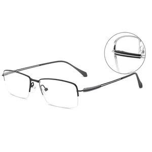 Latest model half moon spectacle frame men