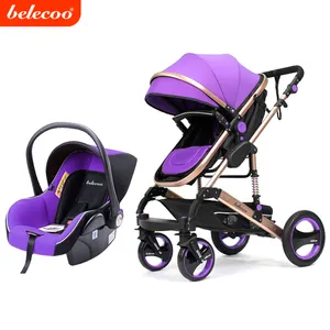 2017 Belecoo 高品质看到婴儿婴儿车伞/婴儿车 535 q3 2 合 1/伞婴儿车/EN1888