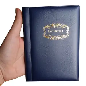 Russian Coin Album Pockets Coin Collection Book Coin Holder Mini Hand Size Album Book