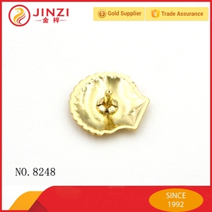 Usine de fabrication de mode décoratif étoiles de mer en métal et shell rivets - Product Image 3