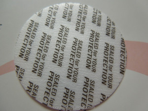 Nhạy cảm nhựa <span class=keywords><strong>PE</strong></span> lót cho nắp vặn áp lực nhạy cảm con dấu cho y học và thực phẩm đóng gói chai - Product Image 3