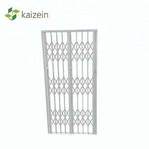 Barres de sécurité en acier galvanisé, fer forgé, double battant, grille <span class=keywords><strong>coulissante</strong></span> pour <span class=keywords><strong>porte</strong></span> - Product Image 1