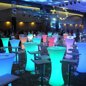 طاولة إضاءة LED للتأجير في الحفلات، أثاث عصري للفعاليات - Product Image 2