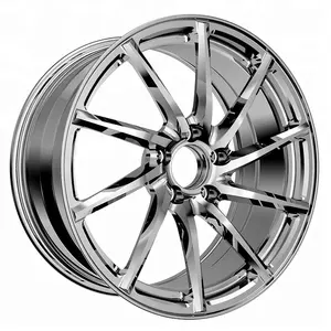 5x112 18 inch Heavy Duty Forged Concave Chrome Polished Shiny Car Wheels Rims for GT for customized