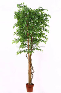 2017 Venta Caliente de Plata de La Decoración de Interior <span class=keywords><strong>Bonsai</strong></span> Ficus Artificiales - Product Image 1