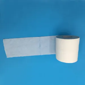 Rouleau de papier toilette blanc en chanvre, 5 pièces, papier toilette bon marché, gaufrage personnalisé, vente en gros