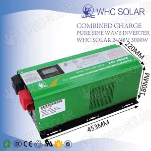 WHC 12 V 220 V 1000 Watt 3000 Watt 5000 Watt Rein Sinus Solar Power Inverter