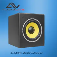 Pro Audio Subwoofer ativo com 10 "motorista e 175W amplificador interno