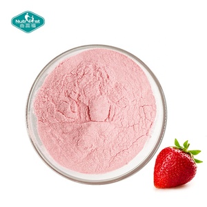 Usine professionnelle personnalisée organique 100% pur soluble dans l'eau séché par pulvérisation de poudre de jus de fruits de fraise - Product Image 3