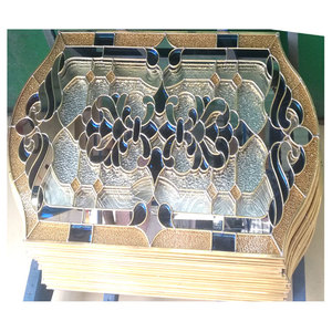 أبواب خارجية ملطخة بألواح بيضاوية لإدخالات الأبواب - Product Image 2