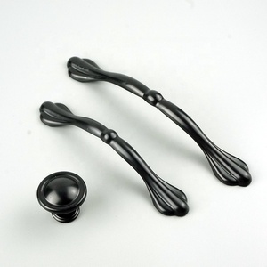 Simple and Stylish Modern Generous <strong>Black</strong> Drawer Cabinet <strong>Knobs</strong> Handles for Dresser Kitchen Living Room Bathroom - Product Image 4