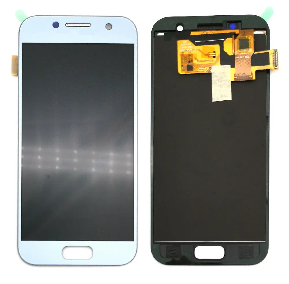 Dapat Menyesuaikan Kecerahan LCD untuk Samsung Galaxy A3 2017 A320 A320F LCD Display Rakitan Digitizer Layar Sentuh