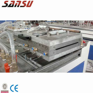 Sistem Manufaktur Otomatis Panel Plafon PVC WPC dengan Pompa Ekstruder Tiga Sekrup untuk Produksi Profil Pipa dan Plat - Product Image 3