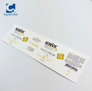 Частный парфюм жидкая помада матовый флакон ароматный образец оптовая упаковка экзема крем Печать Белая Косметическая этикетка - Product Image 4