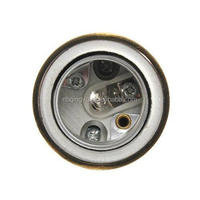 Douille de lampe à visser E27/E26 antique, vintage, noire, pour lampe de table, douille d'ampoule sans interrupteur, adaptateur en laiton rétro, 250V QINGYU