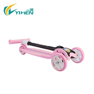Janiilen-trottinette pliable rose à trois roues, <span class=keywords><strong>scooter</strong></span> en plastique pour enfants - Product Image 5
