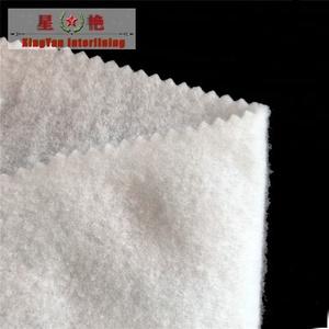 Fabricación china de polietileno forro de guata de poliéster al por mayor no tejida perforada aguja acolchado guata utilizado como guantes battings - Product Image 5