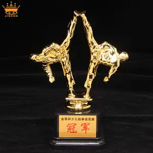 Kualitas tinggi murah desain penjualan terbaik trophy untuk penghargaan olahraga taekwondo