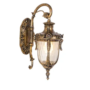 Stile antico lampada da parete moderno popolare Europeo applique da parete per esterni luce del giardino impermeabile