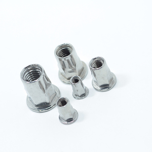Écrou à rivets M3-M12 SS304 finition polie Écrou à rivet aveugle demi-hexagonal à extrémité ouverte - Product Image 3