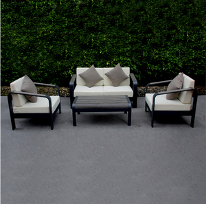 बेहतर गुणवत्ता वाले शाही होटल रिसॉर्ट विला आउटडोर फर्नीचर एल्यूमीनियम सोफे का उपयोग करें - Product Image 4