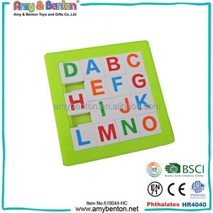 OEM educativo plastica scorrevole bambini Puzzle giochi Jigsaw Puzzle alfabeto <span class=keywords><strong>inglese</strong></span> Puzzle scorrevole - Product Image 5
