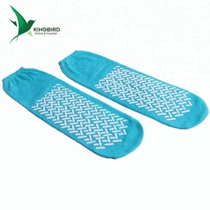 Chaussettes antidérapantes décontractées à motif de points, respirantes, jetables, tailles personnalisées, pour <span class=keywords><strong>trampoline</strong></span>, vente en gros - Product Image 5