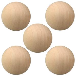 Juguetes joyas 2 "Cuentas de madera de decorar de aroma de pino natural de madera redonda Bola de masaje - Product Image 1