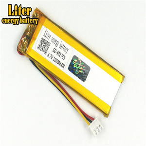 Stecker <span class=keywords><strong>2</strong></span>,5-<span class=keywords><strong>3</strong></span> P <span class=keywords><strong>3</strong></span>,7 V 402765 1000 mah Polymer Lithium-Li Ionen Akku Durable Für - Product Image 1