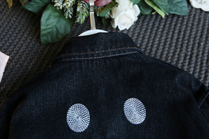 Giacca di Jeans Personalizzata per Ragazzi con Logo del Tuo Brand e Faccina Sorridente - Product Image 3