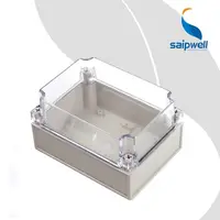 Saip/SaipwellジャンクションボックスタイプDinレールPLCエンクロージャープラスチックファンボックス卸売IP65防水電気ジャンクションボックス