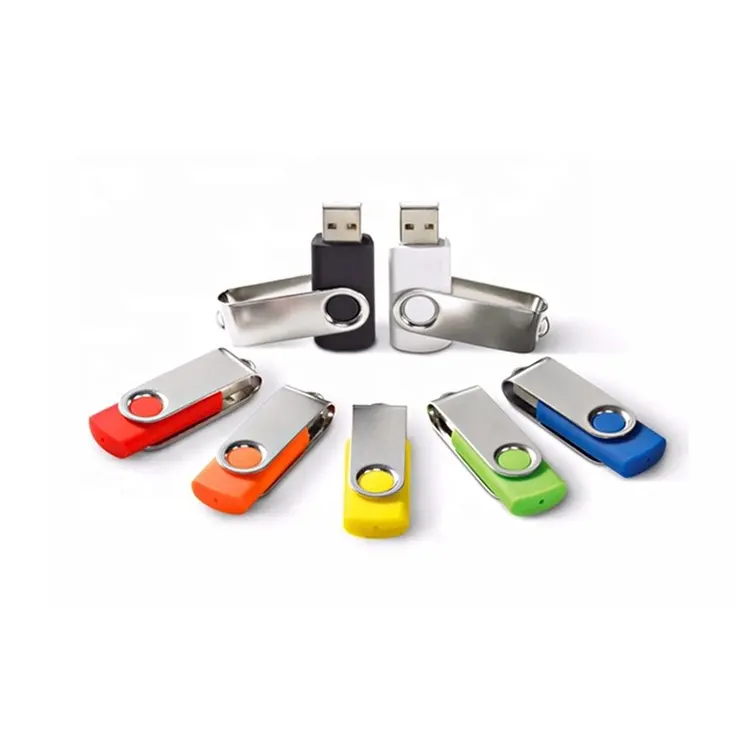 Wholesale Cheap Usb 2.0 3.0 Swivel usb Flash Drives Pendrive Custom LOGO 4Gb 8Gb 16Gb 32GB 64GB 128GB 256GB 512GB USB Stick