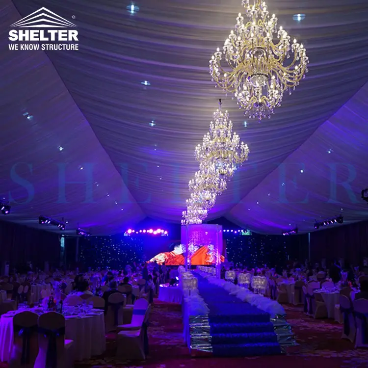 Tenda Pernikahan Luar Ruangan, Tenda Dekorasi Pesta untuk Acara 30X60