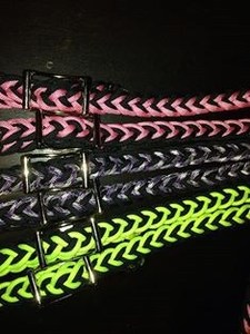 Riendas divididas Riendas de algodón Caballo Riendas de algodón/poliéster Colores surtidos Negro Marrón Rosa Azul Rojo Verde - Product Image 3