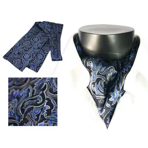 Mode Paisley Krawatte Krawatte Ascot für Männer