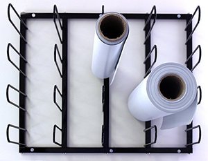 Wall Mount Vinyl Roll Storage Rack Holder
