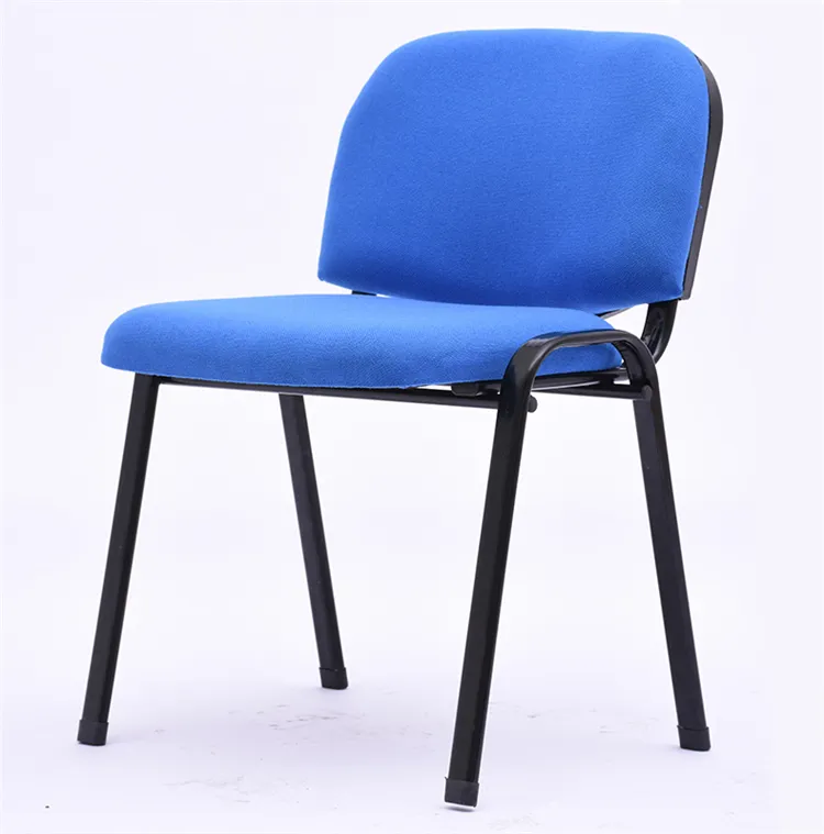 Wholesale Seat Office Meeting Stackable Conference Room Visitor Training Waiting Plastic Chair With Steel Leg Without Tyre