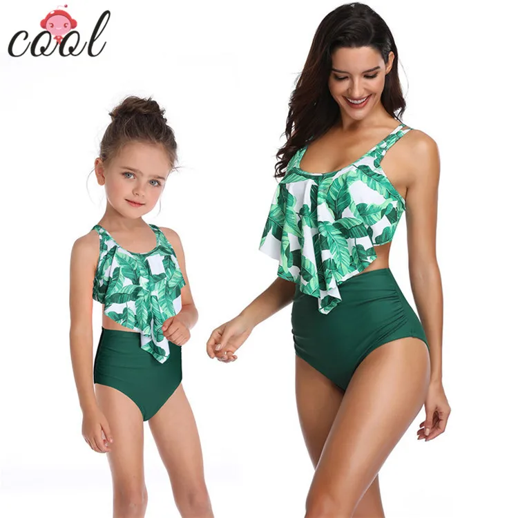 Детский купальник, сексуальное бикини, пляжная одежда, женский купальник большого размера с высокой талией, большие размеры