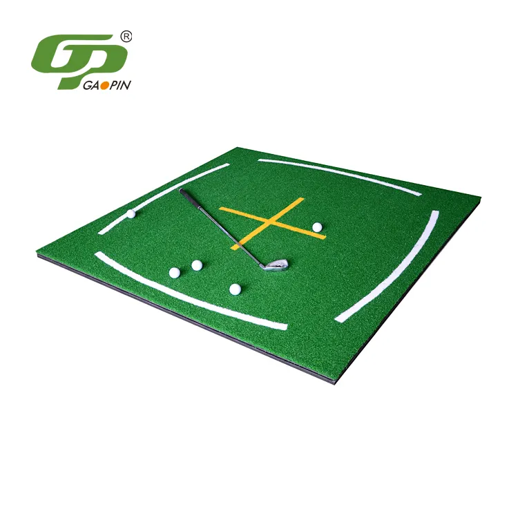 1,5*1,5 m * 42mm 17KGS/pc práctica alfombra de golf mat para al aire libre