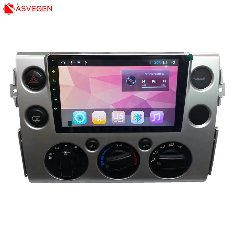 Yeni Model Toyota Cruiser FJ araba DVD OYNATICI Dahili GPS Bluetooth Özellikli Dokunmatik Ekran ve WIFI İletişim 9 inç