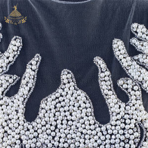 Gaun Pengantin Buatan Tangan Berkualitas Tinggi <span class=keywords><strong>DRA</strong></span>-128 Tambalan Gaun Pengantin - Product Image 5