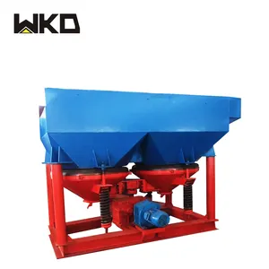 High Recovery rate placer Gold Refining Machine saw tooth wave tungsten jig machine for fine particle