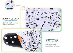 Pannolino tascabile lavabile ecologico di nuovo Design pannolino di stoffa scamosciato riutilizzabile all'ingrosso - Product Image 4