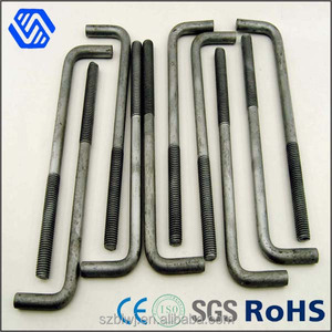 Alto carbono aço zincado auto peças sobressalentes meia rosca L parafuso roscado <span class=keywords><strong>rod</strong></span> - Product Image 1