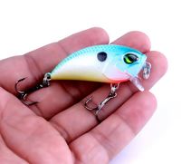 6 pièces/ensemble Mini leurre de pêche Crankbait 4,8 cm 8 g Wobbler Crank Bait Faux leurres de pêche japonais Livraison gratuite