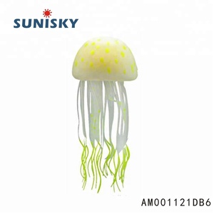 AM001121DB6-medusas artificiales de silicona con efecto brillante, Aurelia Aurita, para acuario, accesorios de decoración - Product Image 3