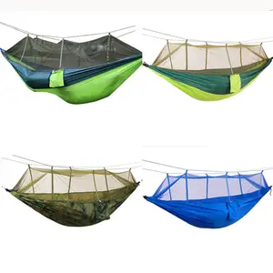 Msee Wholesale Outdoor mesh outdoor folding hammock with stand folding canopy