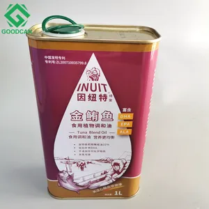 _ Kim Loại Cấp Thực Phẩm Vận Chuyển Tin Có Thể Container Cho Dầu Ô Liu