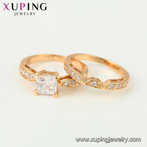 15441 Xuping Jewelry15441 Xuping classic 13686 coppie dello stesso paragrafo stile caldo di cerimonia nuziale Anello con 18K Oro placcato - Product Image 3